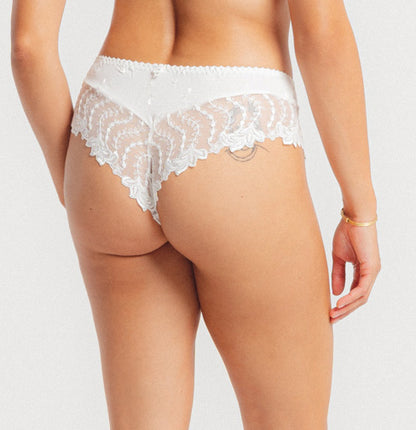 Louisa Bracq Lys Royal Leafy Garlands Brazilian Shorty | Di Moda Lingerie