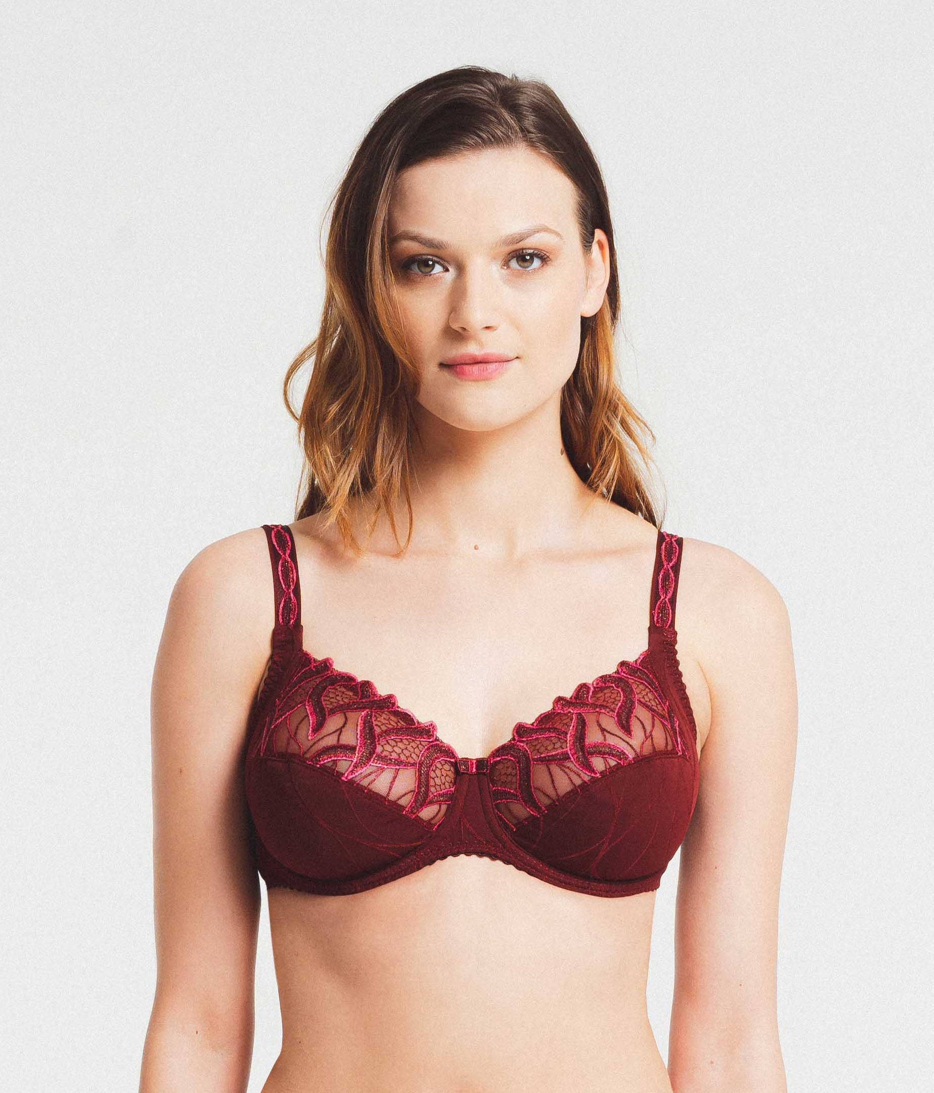 Louisa Bracq Julia Flamboyant Embroidery Full Cup Bra | Di Moda Lingerie