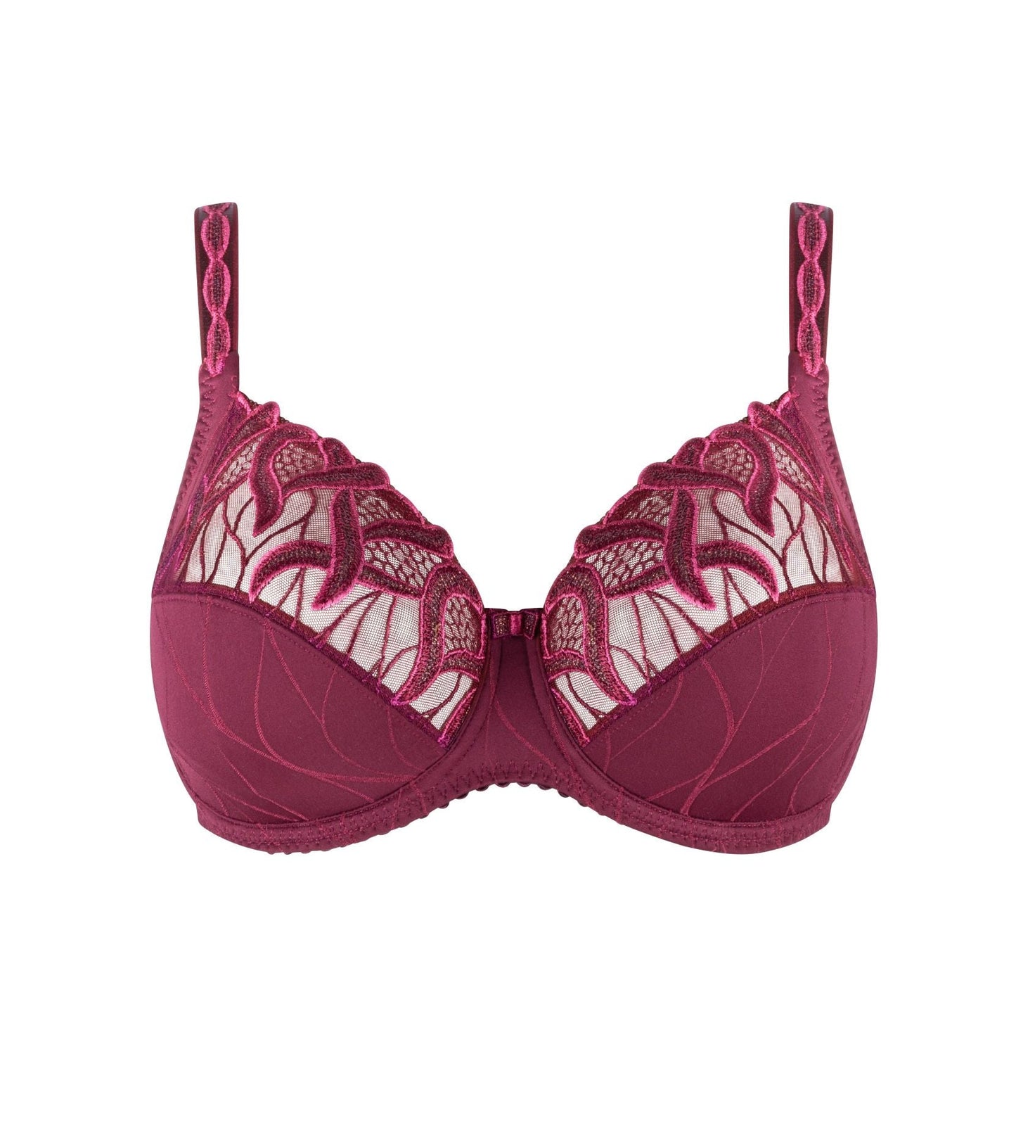 Louisa Bracq Julia Flamboyant Embroidery Full Cup Bra | Di Moda Lingerie