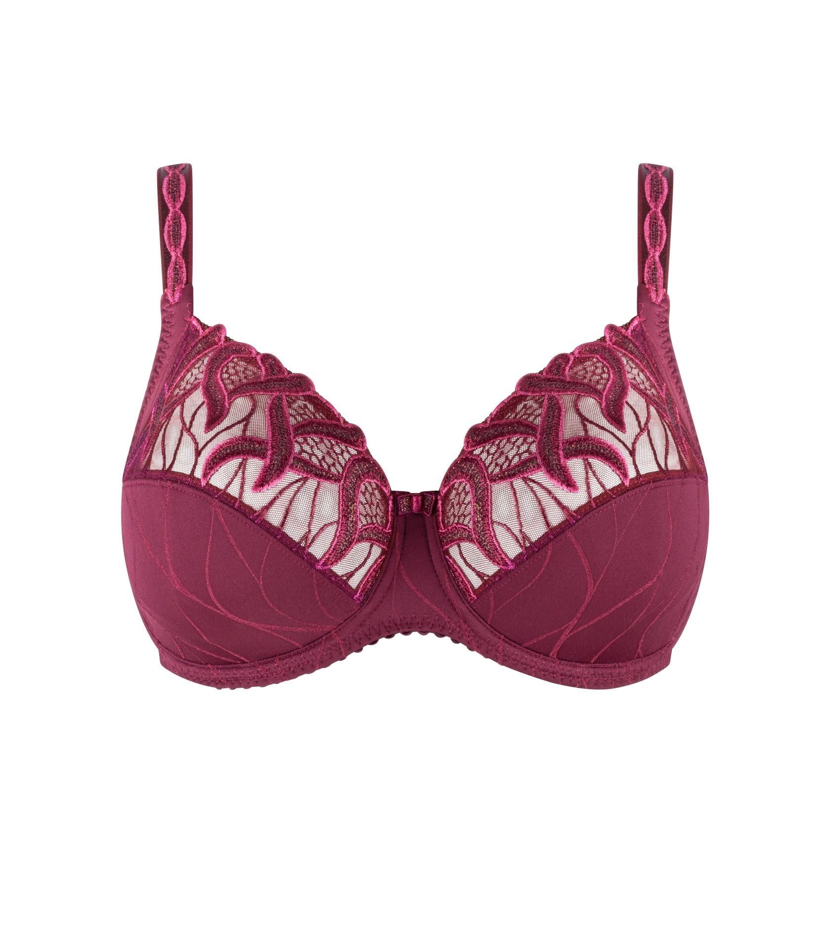 Louisa Bracq Julia Flamboyant Embroidery Full Cup Bra | Di Moda Lingerie