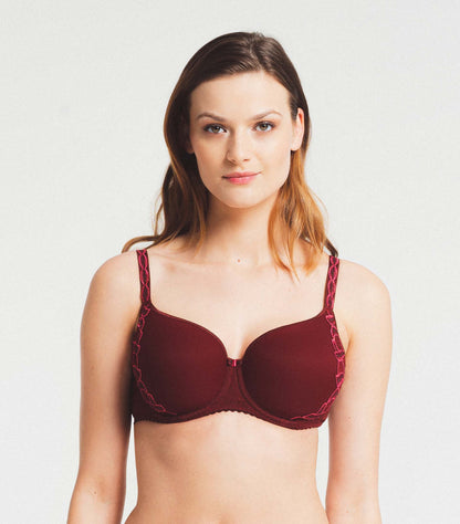 Louisa Bracq Julia Flamboyant Embroidery Spacer Cup Bra | Di Moda Lingerie