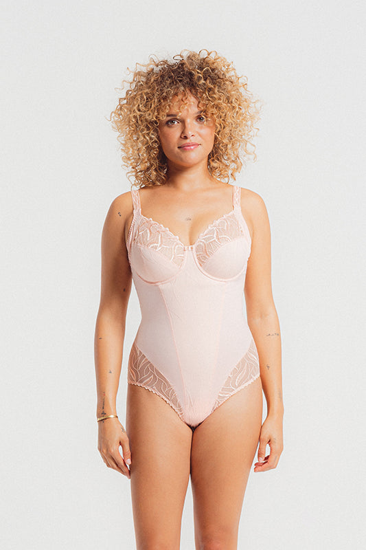 Louisa Bracq Julia Flamboyant Embroidery Full Cup Bodysuit