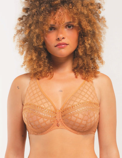 Louisa Bracq Paco Ultraluxe Embroidery Foulard Bra | Di Moda Lingerie
