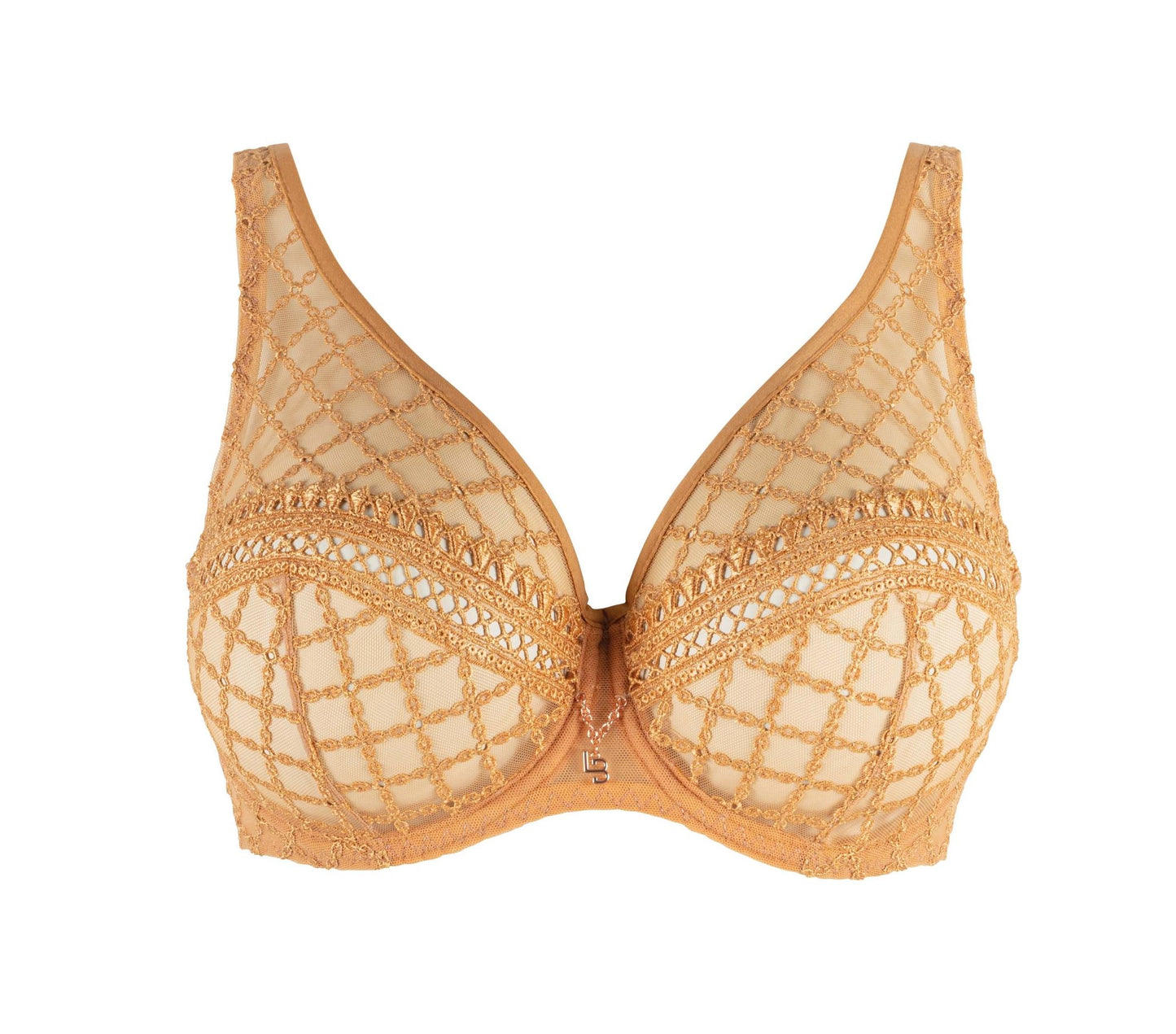 Louisa Bracq Ultraluxe Paco Embroidery Foulard Bra