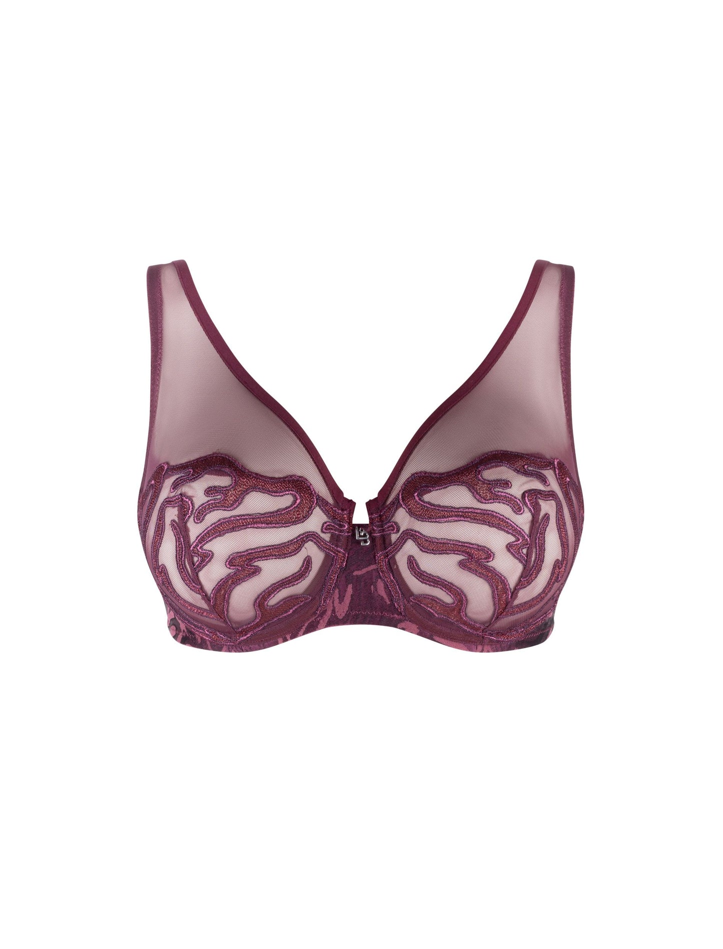 Louisa Bracq Vortex Unlined Embroidered Foulard Bra
