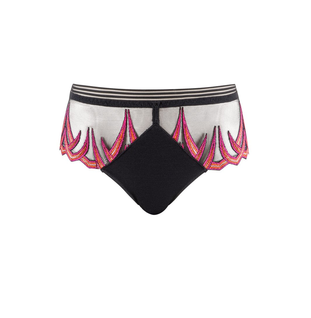 Virtual Sunset Wireless Bralette Shorty.