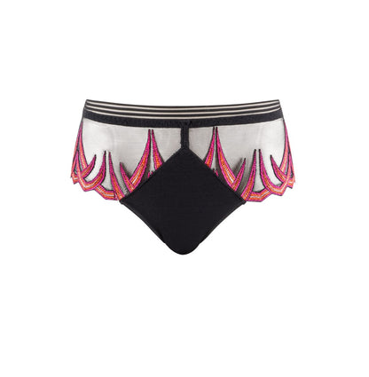 Virtual Sunset Wireless Bralette Shorty.