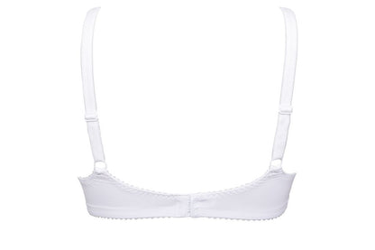 The Donna line of SIéLEI from Italy offers comfortable lingerie with a lace Cup Unpadded Bra. 