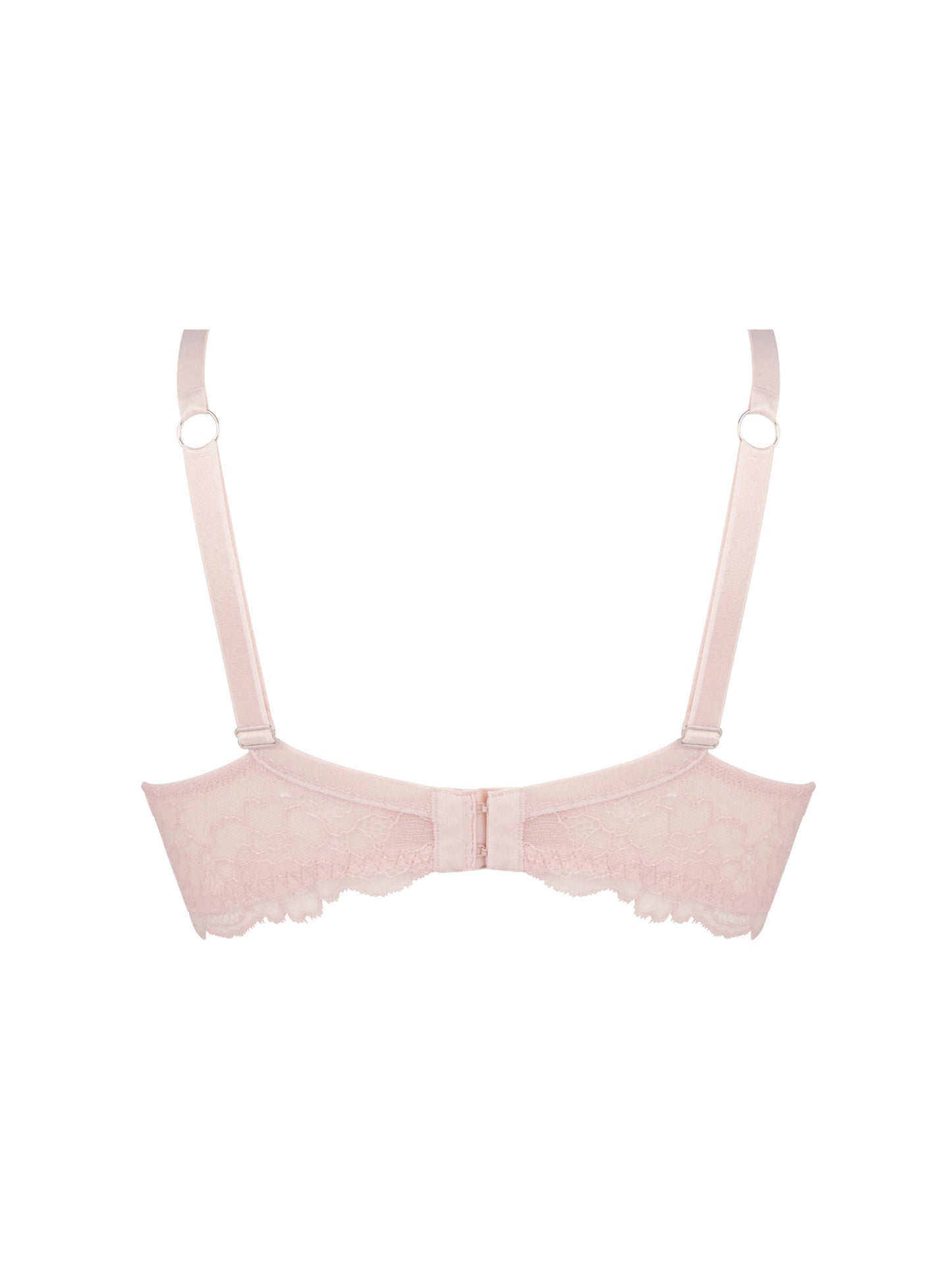 Picture of a Sublime En Dentelle Full Cup Bra in rose colour, showing the front of the bra.