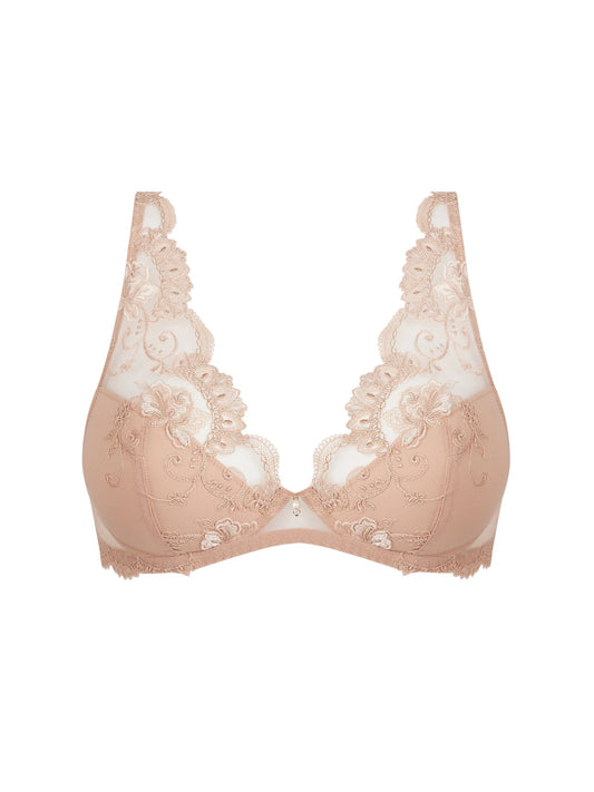 Deesse en Glam Light Padded Triangle Bra Front 