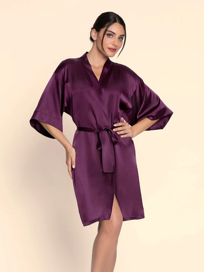 ÉLÉGANCE ARTIST Silk Robe