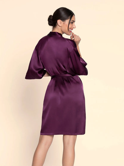 ÉLÉGANCE ARTIST Silk Robe