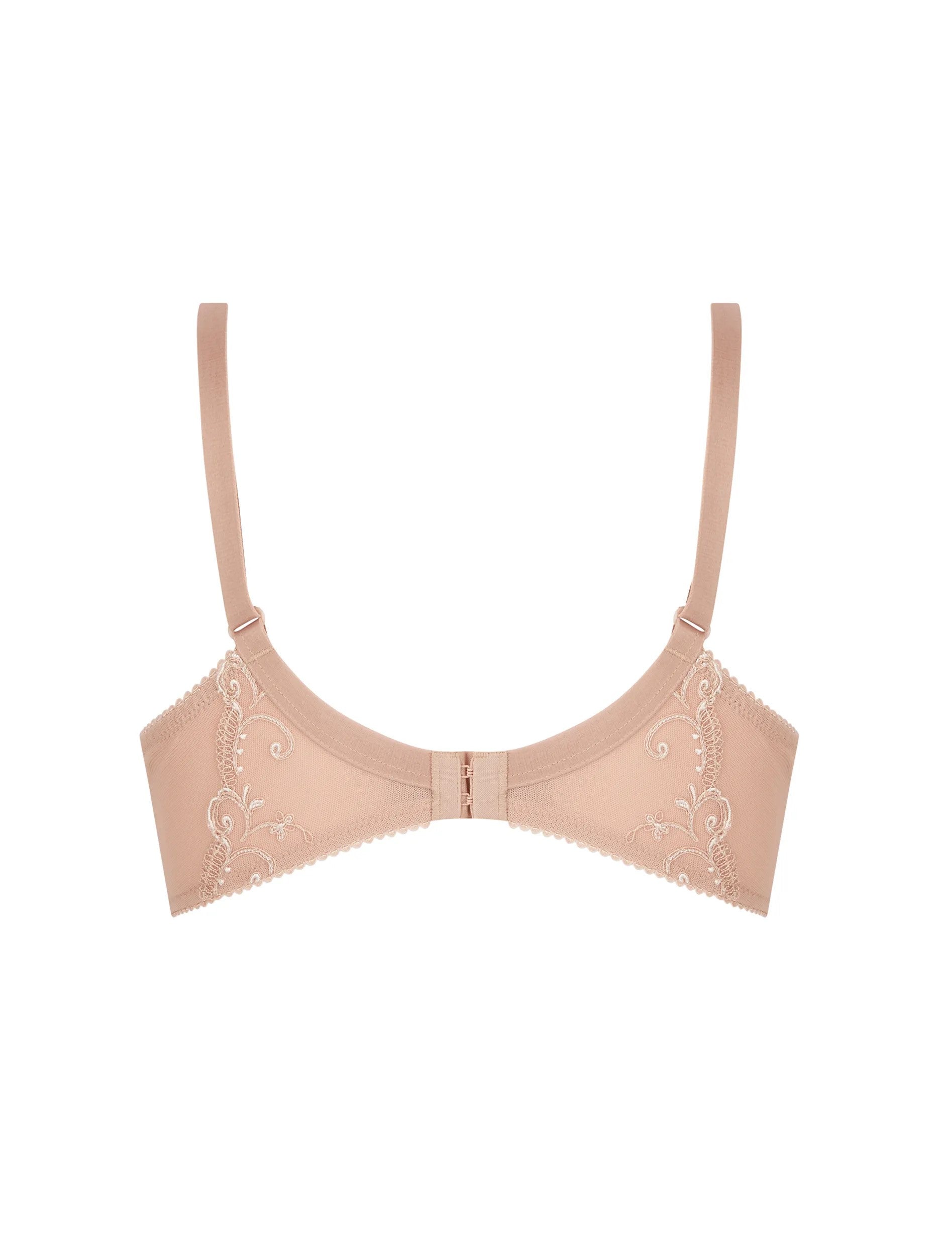 Picture without background of a back of a Deesse En Glam Triangle Cup Bra.