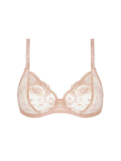 Picture without background of a front of a Deesse En Glam Triangle Cup Bra.