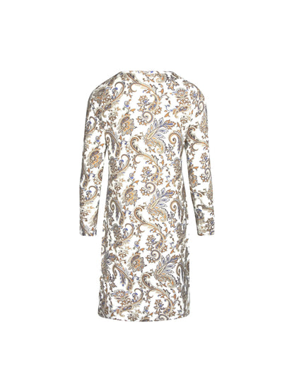 Evasion Cashmer Dress by Antigel with long sleeve.