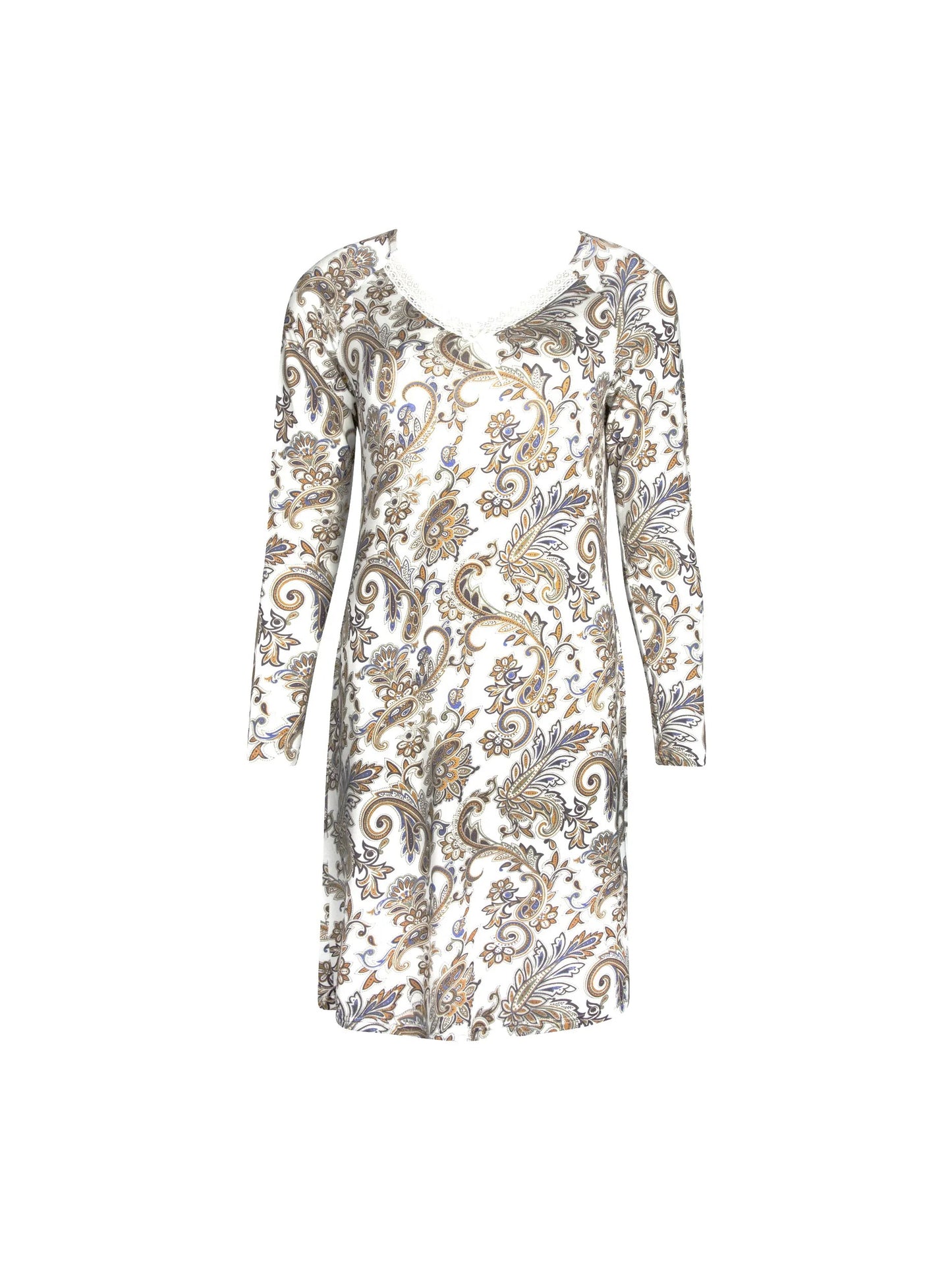 Evasion Cashmer Dress by Antigel with long sleeve.