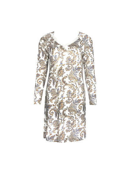 Evasion Cashmer Dress by Antigel with long sleeve.