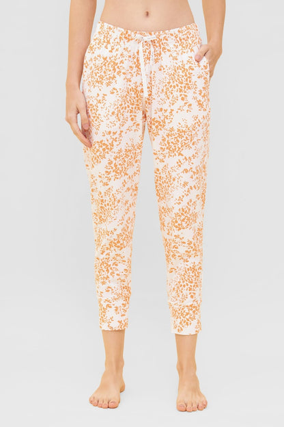 Model is wearing Be Happy Cotton Ankle-Length Pants front picture