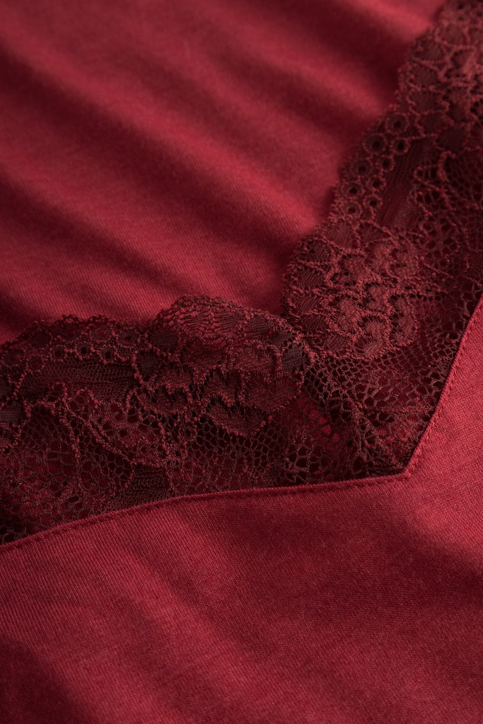 New Romance Nightdress by Rosch picture with details on the lace on the neckline 