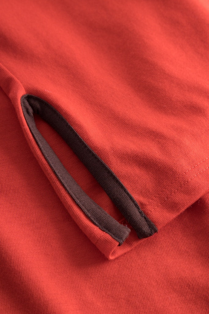 Slit of the of the Be Happy Cotton Jersey Capri Pants