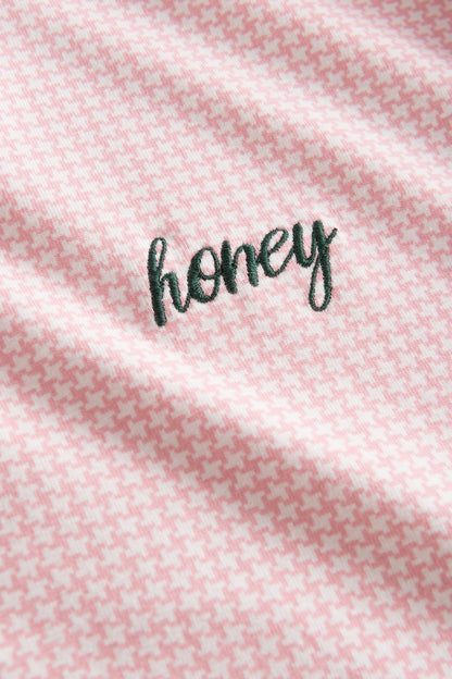 Embroidery "honey" of the Be Happy Cotton Comfortable Shirt