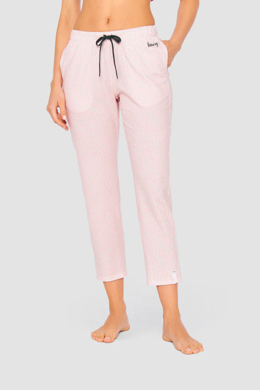 Front of the Be Happy Cotton Capri Pants by Rosch.