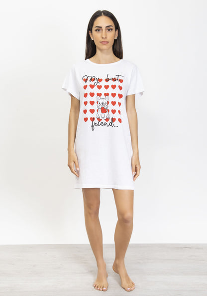 Cute Cotton Short Dress