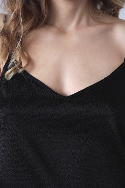 Bubble Silk Camisole and Pants Set