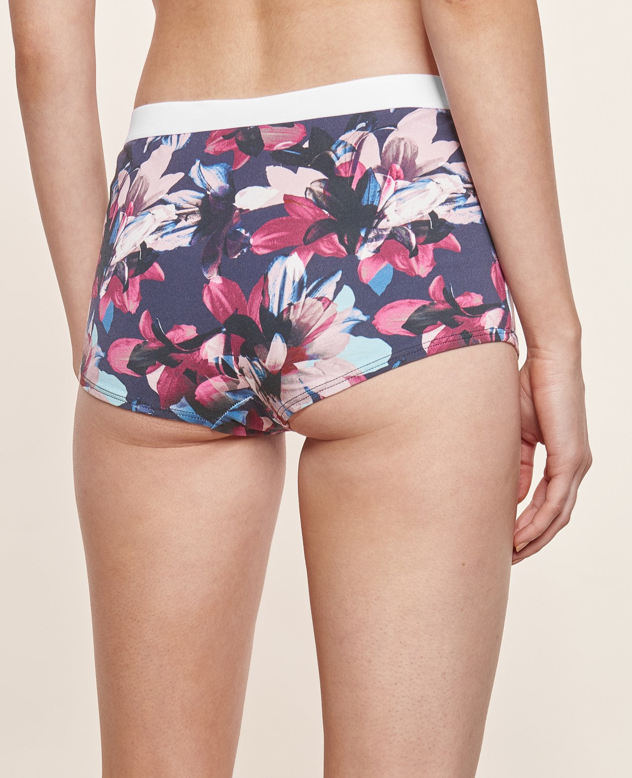 The Romantic Flower Cotton Boyshort, part of the Smart Casual line by Rösch from Germany.