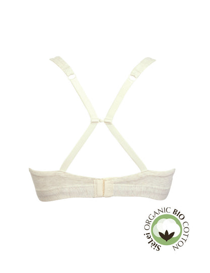 Organic Cotton Wireless Triangle Bra