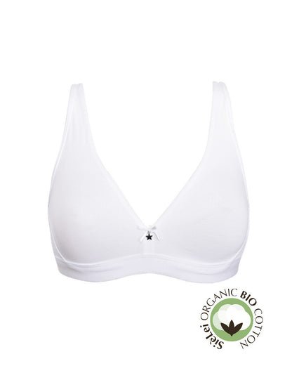 Triangle bra from the Organic Cotton line by SIéLEI from Italy.