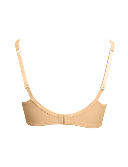 The Beauty line from SIéLEI of Italy presents an unlined and wire-free soft-cup bra characterized by its graceful design and smooth opaque, stretch microfiber fabric that provide comfort during any activity.
