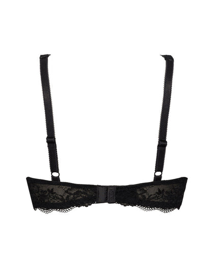 The Wonder Lace line of SIéLEI from Italy features an unpadded soft cup, lace bra.