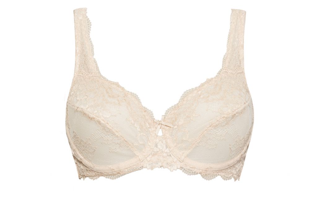 The Wonder Lace line of SIéLEI from Italy features an unpadded soft cup, lace bra.