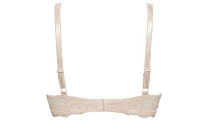 The Wonder Lace line of SIéLEI from Italy features an unpadded soft cup, lace bra.