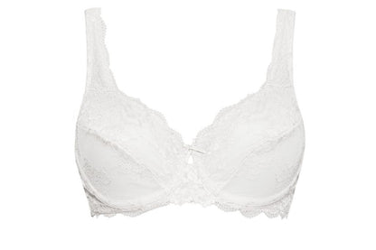 The Wonder Lace line of SIéLEI from Italy features an unpadded soft cup, lace bra.