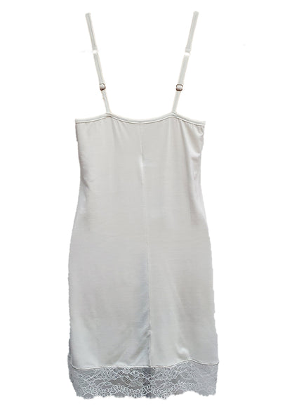 Spaghetti straps, lace cup slip by Andra Lingerie made in Italy at Di Moda Lingerie Toronto.