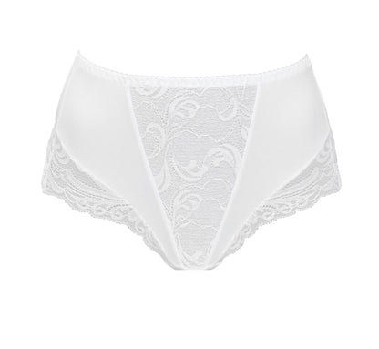Leilieve's Savoir Faire line boasts this Full Brief, crafted with an ideal fit and sensation. An Italian flat lace limits transparency while an ultra-soft microfiber fabric lends a luxurious aesthetic and tactile experience.