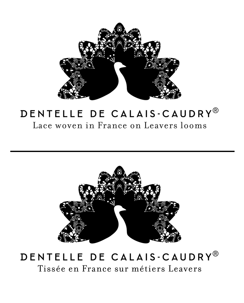 The Dentelle de Calais-Caudry® lace certificate.